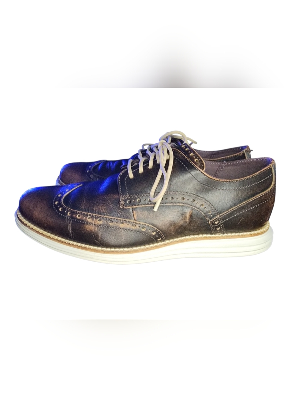 Cole Haan Original Grand Wing Tip Oxford, Mens 8 - Picture 2 of 10